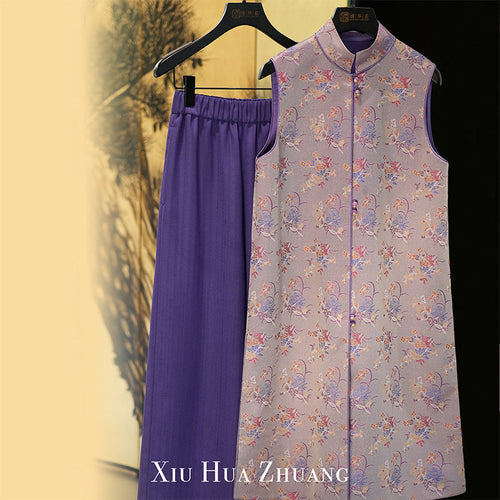 暮山紫繁花似锦金丝异色罗马甲X24131 My Store