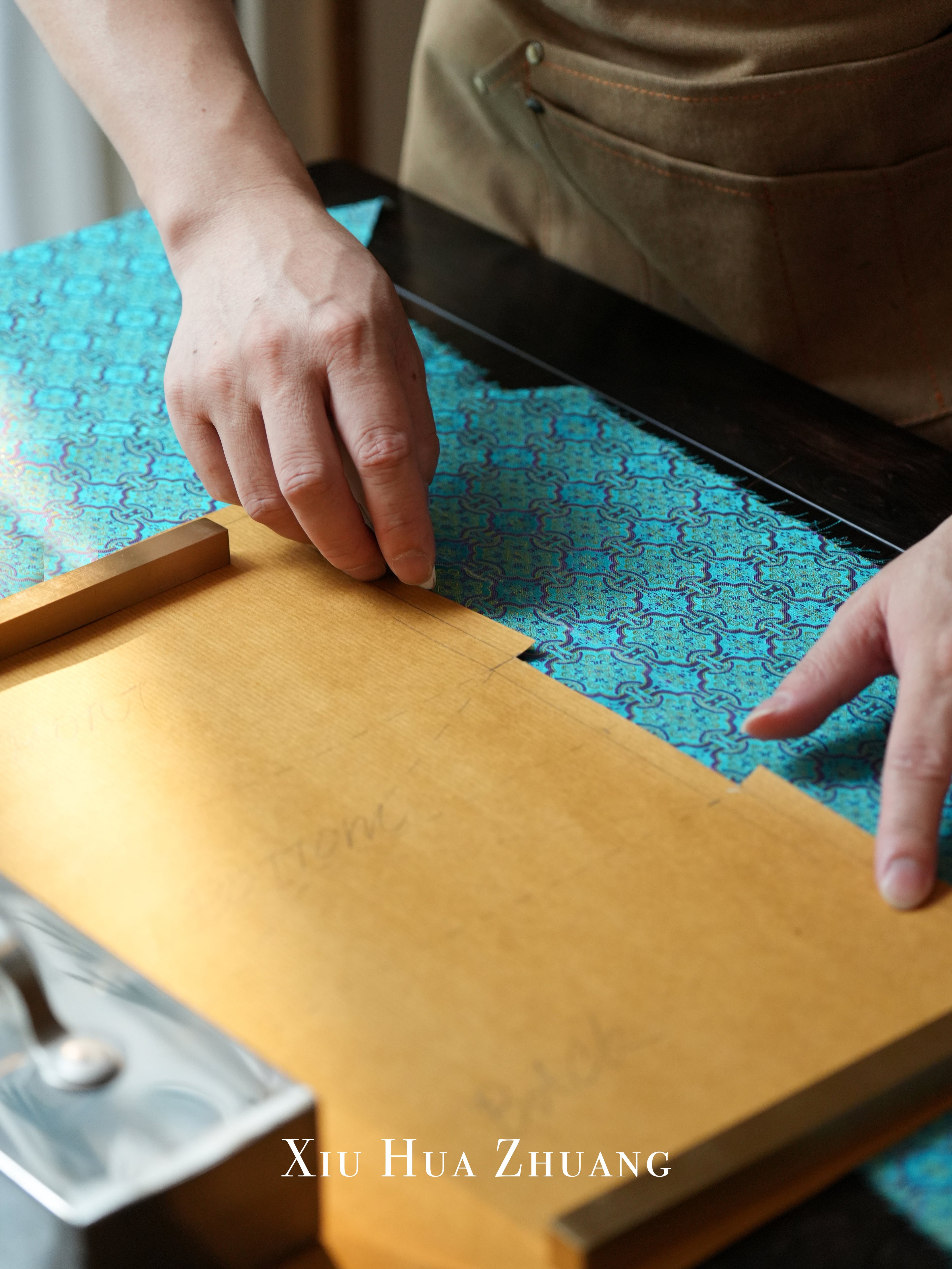 Zen Bamboo Silk Brocade Handbag 绣华莊