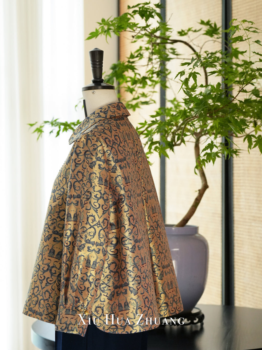 Shu Brocade·Naples Yellow Jacquard Top 绣华莊