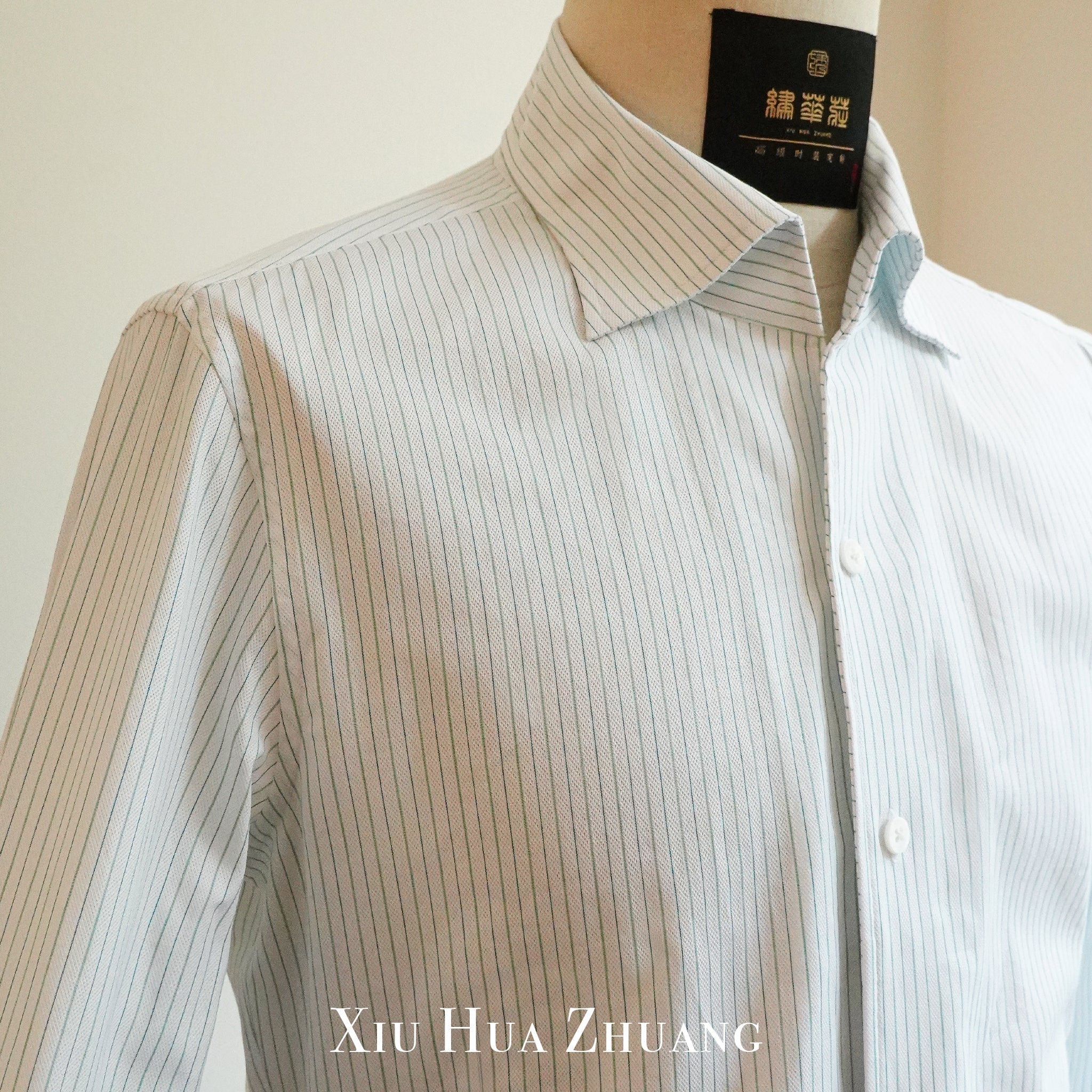 千岁绿色意大利Marzoni马纹刺绣西装X2354H My Store