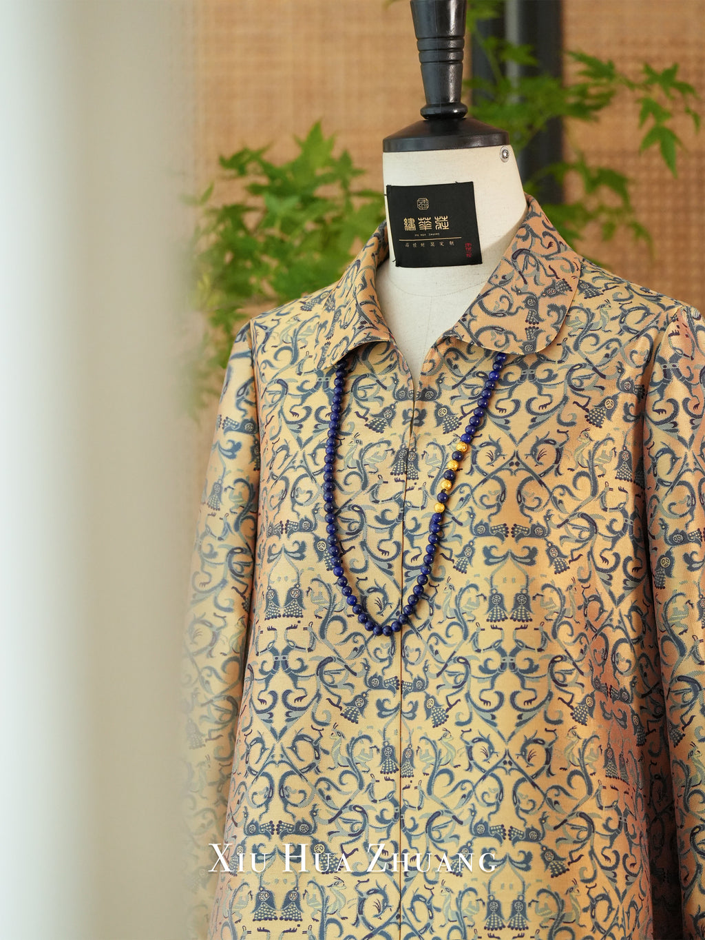 Shu Brocade·Naples Yellow Jacquard Top 绣华莊